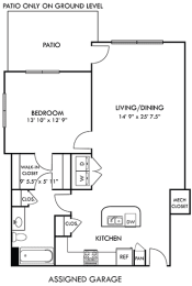  Floor Plan Centennial with Assigned Garage