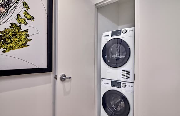 in-unit washer and dryer