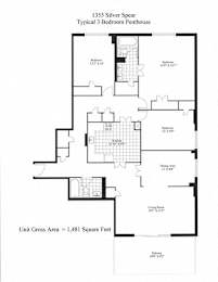 Silver Spear 3 Bedroom Penthouse