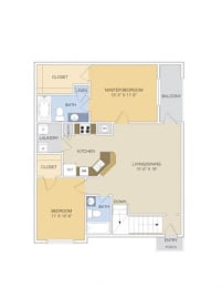 B1 Lower/Upper (with garages in select units) at Artesian on Westheimer, Texas, 77077