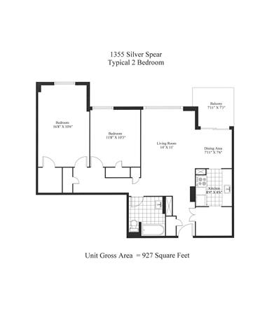 Silver Spear 2 Bedroom A