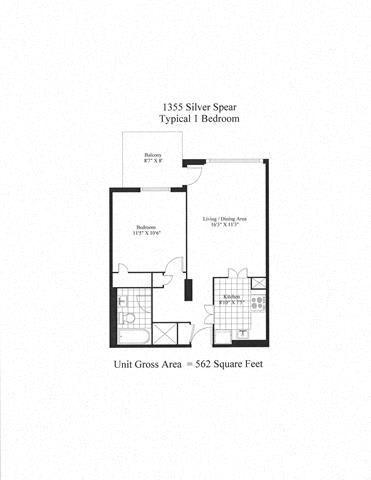 Silver Spear 1 Bedroom B