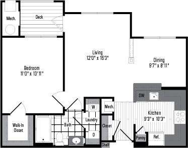 1 bedroom apartments in md