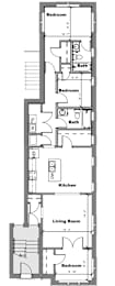  Floor Plan 3 Bedroom