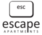 the logo for espace apartments with a box and the word espace apts