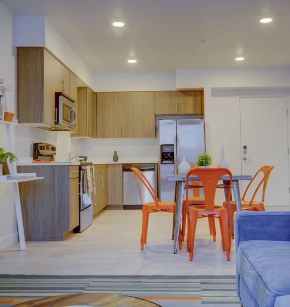 Open Concept Kitchen and Living Room at Element 31 Apartments