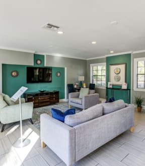 Clubhouse With TV at Fernwood Grove Apartments, Florida, 33614