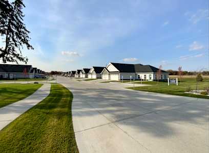 a row of houses on a street