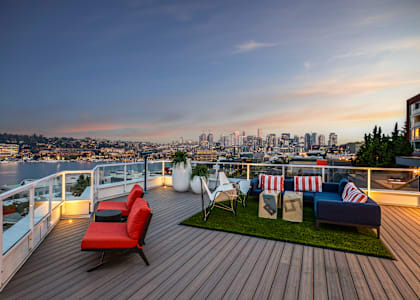 Rooftop Deck at The Summit at Lake Union, Washington, 98109