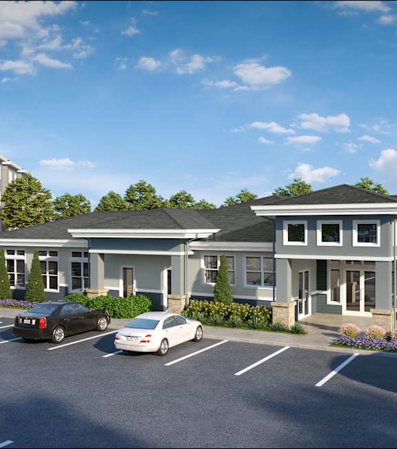 Exterior of Carson Crossing Affordable Apartments in Austin TX