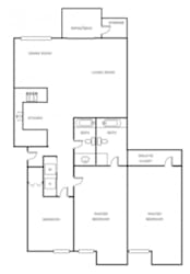 Eleven Pines 3x2 Floor Plan