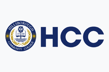 The image is of the logo of Hillsborough Community College.