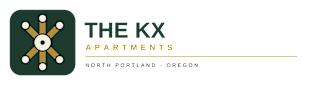 The KX Apartments is located in North Portland, Oregon.