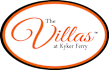 The image is a logo for "The Villas at Kyker Ferry".