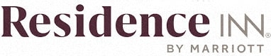 A logo for a hotel called Residence Inn by Marriott.
