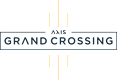 A logo with the words "AXIS GRAND CROSSING" in the center.