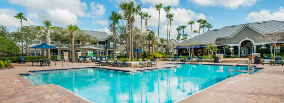 Resort Inspired Swimming Pool at The Parkway at Hunters Creek, Orlando, FL 32837