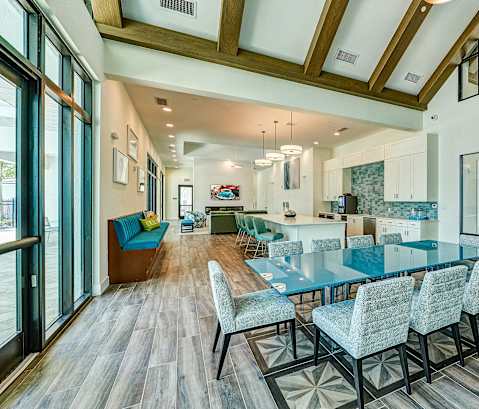 Clubhouse Eating Area at Imperial Crossing Luxury Apartment Homes, Bonita Springs