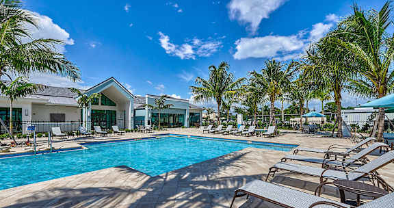 Pool With Sundecks at Imperial Crossing Luxury Apartment Homes, Bonita Springs, FL