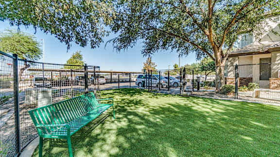 the reserve at bucklin hill leasing office park with bench and tree