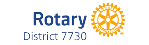 the logo for rotary district 730 and rotary international logo