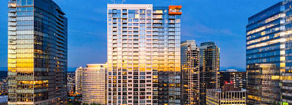 Two Lincoln Tower in the downtown Bellevue skyline.