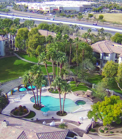Aerial Pool View at Sky at P83, Peoria, AZ