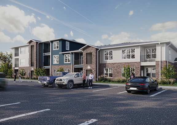 Exterior view of Property at Shepherd Springs Apartments, Louisville, KY