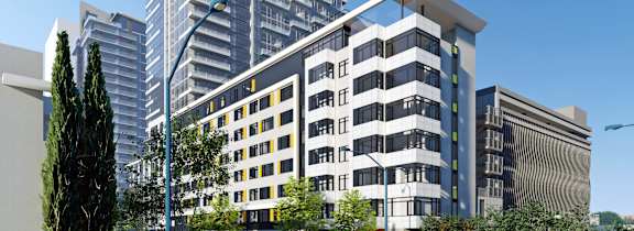 the building in which the apartment is located