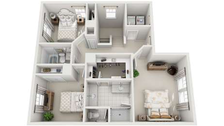  Floor Plan 3 Bedroom