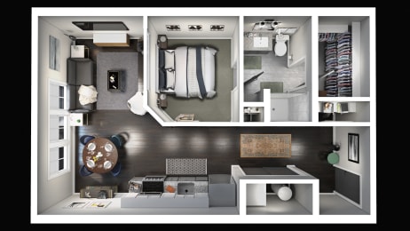 1 Bedroom at The Beeker, Ohio, 43201