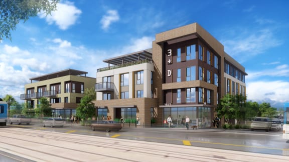 a rendering of Las Dahlias