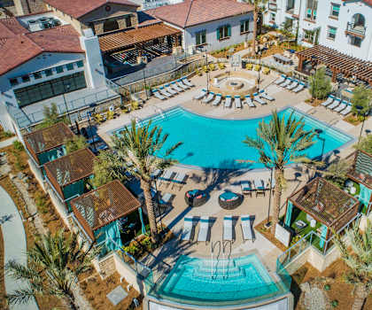a view of the pool