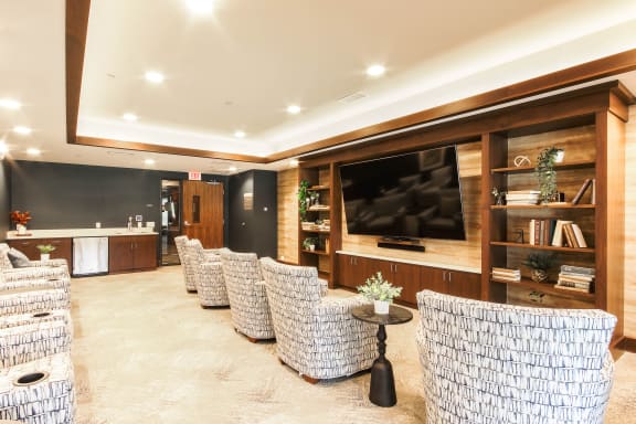 Social Lounge at Haven at Congaree Pointe 55+ Apartments, Columbia, 29209