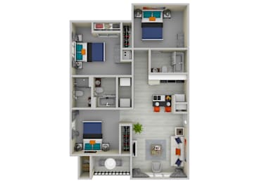 Tharpe Floor Plan at The Lory of Tallahassee, Tallahassee, FL