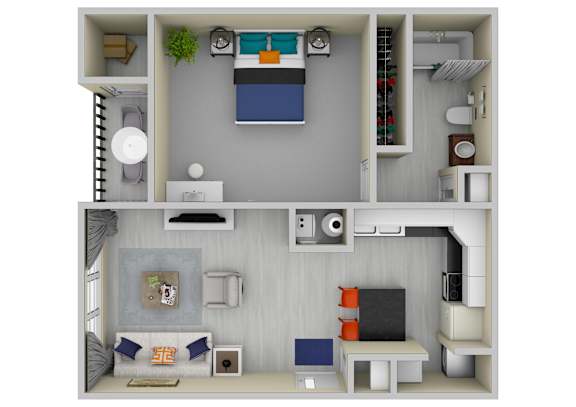 Ocala Floor Plan at The Lory of Tallahassee, Florida