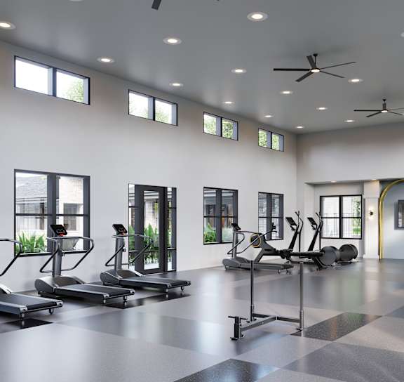 Gym at The Liliana Apartment Homes, Pooler, 31322