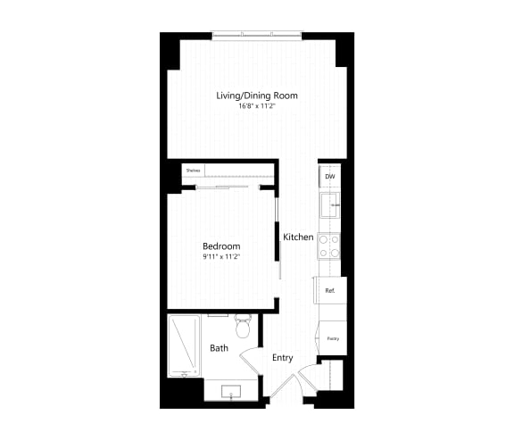 A02-B Floor Plan at Morse, Washington