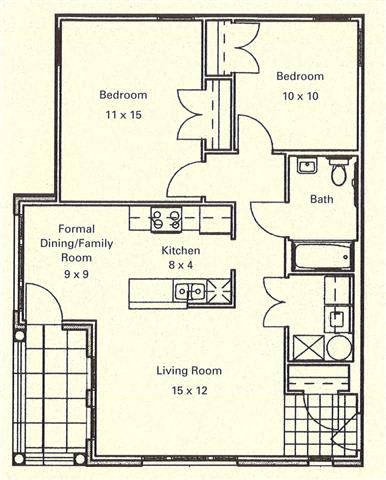 Floor Plans Of Murphy Park Apartments In St Louis Mo