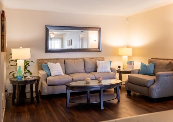 Living Room at Eucalyptus Grove
