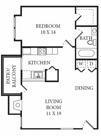 Outrigger Floorplan 1B/1B Outrigger Floorplan 1B/1B