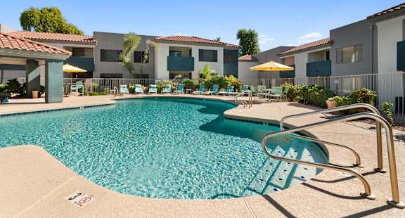 resort style pool