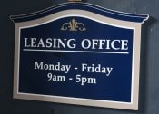 Thumbnail 2 of 17 - Leasing Office Sign