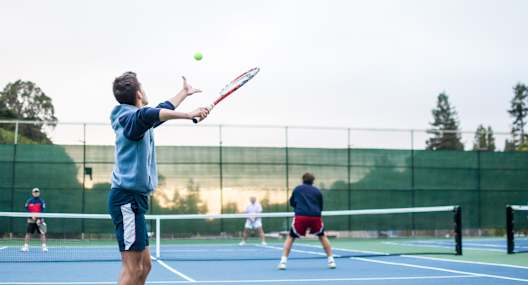 Tennis courts at The Village at Iron Blossom Apartments in South Reno, NV