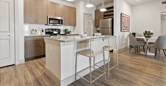 Bright Kitchen View at McCarty Commons, Texas