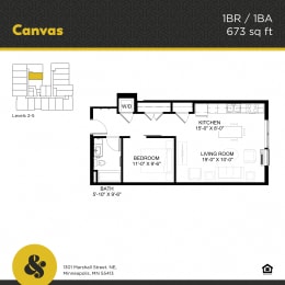 Canvas Apartment Floor Plan
