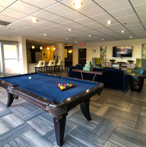 Billiards Table at The Maywood, Oklahoma City, 73104