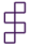 a purple cross on a green background