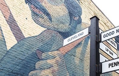 Street guide at Fourteen56, Detroit