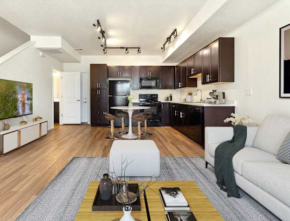 Living Area at Belle Creek Commons in Henderson, CO